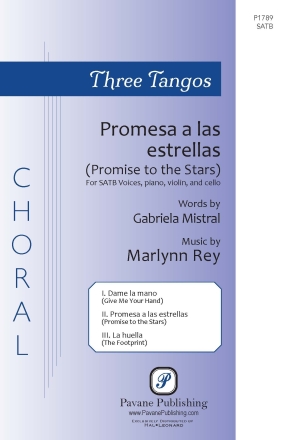 Three Tangos - 2. Promesa A Las Estrellas SATB Chorpartitur