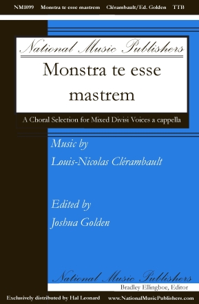Monstra te Esse Matrem TTB Chorpartitur