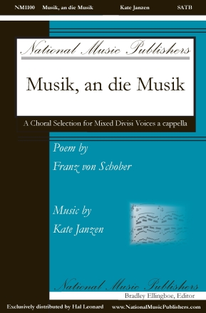 Musik, An Die Musik SATB Chorpartitur