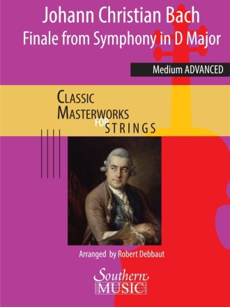 Finale from Symphony in D Major, W. 27 Streichorchester Partitur + Stimmen