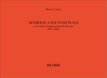 Aether is a haunted place Streichquartett Partitur + Stimmen