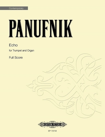 Echo for trumpet and organ full score