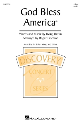 God Bless America 2-Part Choir Chorpartitur