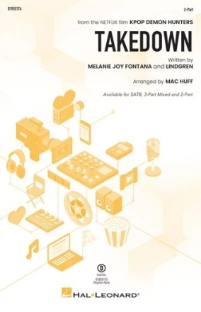 TAKEDOWN 2-Part Choir Chorpartitur