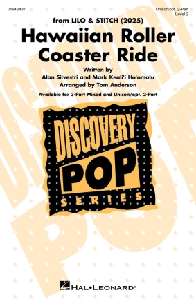 Hawaiian Roller Coaster Ride (LILO & STITCH 2025) 2-Part Choir Chorpartitur