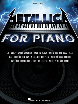 Metallica   for piano Songbook
