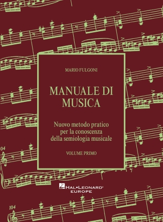 Manuale di musica - Volume 1 Theory and Education Buch