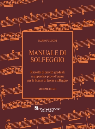 Manuale di solfeggio - Volume 3 Theory and Education Buch