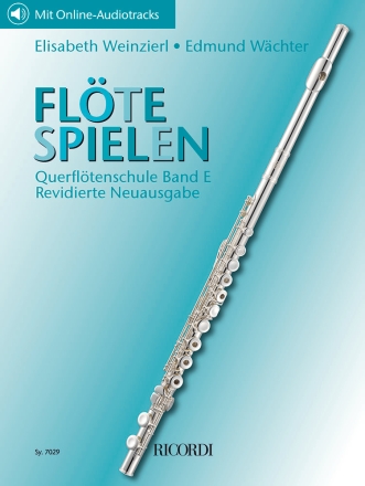 Flte spielen - Querfltenschule Band E Flte Buch + Einzelstimme + Online-Audio