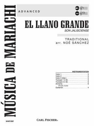 El Llano Grande Ensemble Partitur