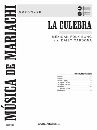 La Culebra Ensemble Partitur