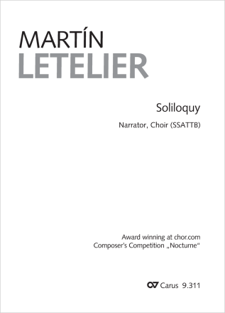 Soliloquy Coro SSATTB, Sprecher*in Partitur