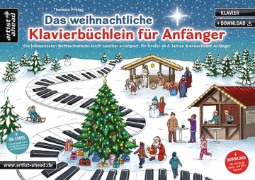 Das weihnachtliche Klavierbchlein fr Anfnger (+Download) fr Klavier (leicht arrangiert)
