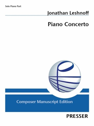 Piano Concerto Klavier Solostimme