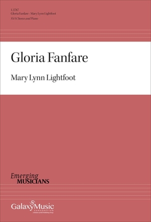 Gloria Fanfare SSA and Piano Chorpartitur