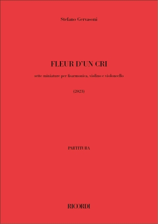 Fleur d'un Cri Accordion and Cello, Violin Buch + Einzelstimme(n)