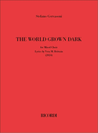 The world grown dark Gemischter Chor Buch