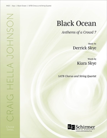 Black Ocean SATB and String Quartet Chorpartitur