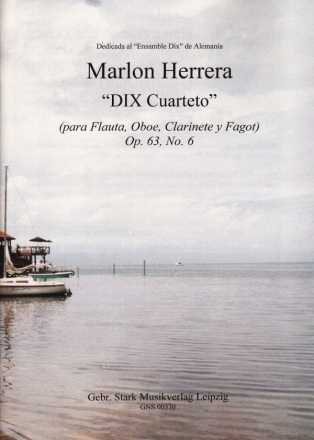 Dix Cuarteto op.63 no.6 para flauta, oboe, clarinete y fagot Partitur und Stimmen