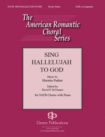 Sing Hallelujah SATB Chorpartitur