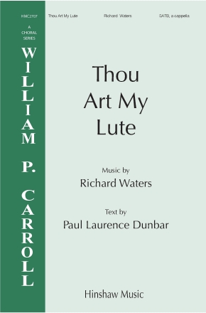 Thou Art My Lute SATB a Cappella Chorpartitur