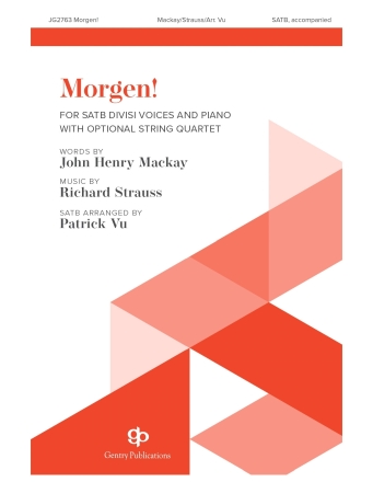 Morgen! SATB Chorpartitur
