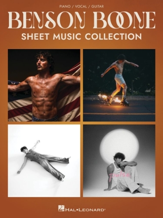 Benson Boone Sheet Music Collection for piano, vocal and guitar  Songbook