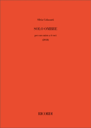 Solo ombre Gemischter Chor Buch