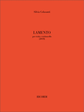 Lamento Viola und Violoncello Buch
