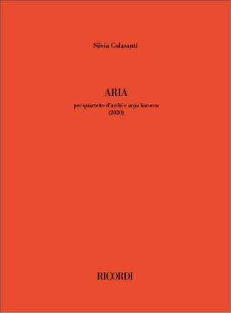 Aria String Quartet and Harp Partitur + Stimmen