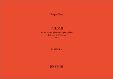 Pulsar Piano and Percussion, Saxophone Partitur