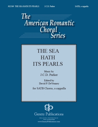 The Sea Hath Its Pearls SATB a Cappella Chorpartitur