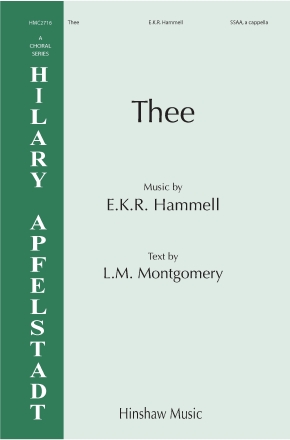 Thee SSAA a Cappella Chorpartitur