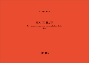 Edo no hana Blockfl�te Buch + Einzelstimme(n)