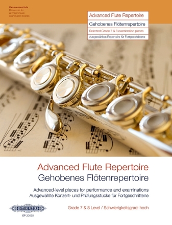 Advanced Flute Repertoire for flute solo and piano accompaniment