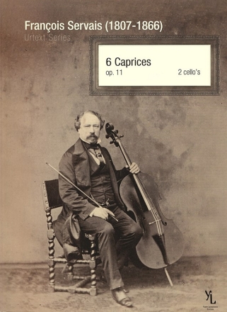 6 Caprices op.11 for 2 cellos score and parts