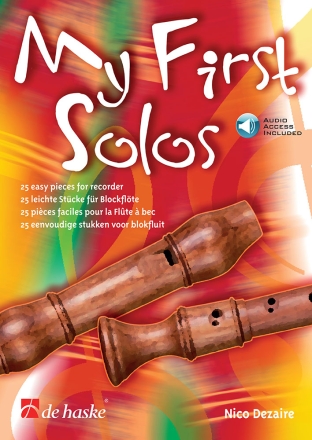 My First Solos Blockflte Buch + Online-Audio