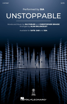 Unstoppable SATB Chorpartitur