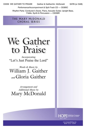 We Gather to Praise SATB and Rhythm Section Chorpartitur