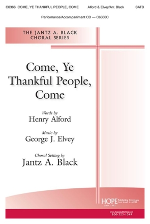 Come, Ye Thankful People, Come SATB Chorpartitur