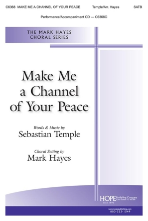 Make Me a Channel of Your Peace SATB Chorpartitur