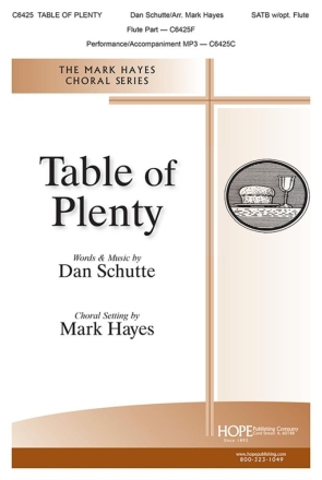 Table of Plenty SATB and Flute Chorpartitur