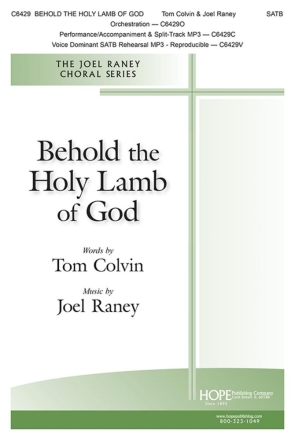Behold the Holy Lamb of God SATB and Orchestra Chorpartitur