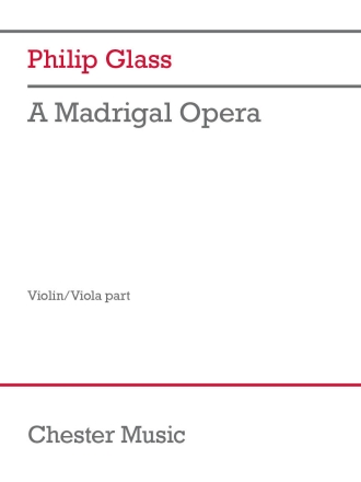 A Madrigal Opera 6 Voices and Violin Einzelstimme
