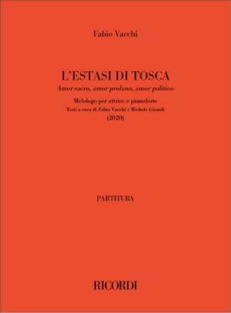L'estasi di Tosca Klavier Buch