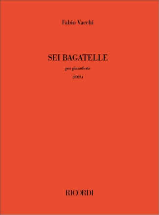 Sei bagatelle Klavier Buch