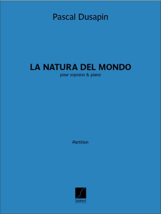 La natura del mondo Soprano Voice and Piano Buch