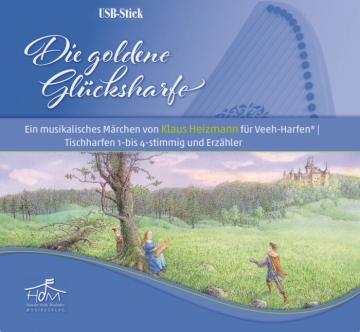 Die goldene Gl�cksharfe - �bungs-CD Veer-Harfen Ensemble und Sprecher