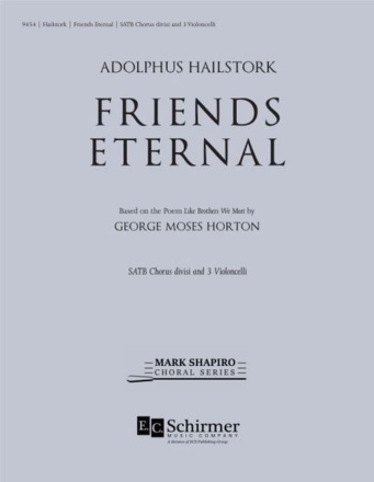 Friends Eternal SATB and String Trio Chorpartitur