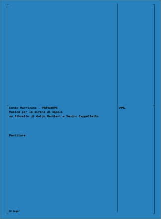 Partenope Gesang Partitur